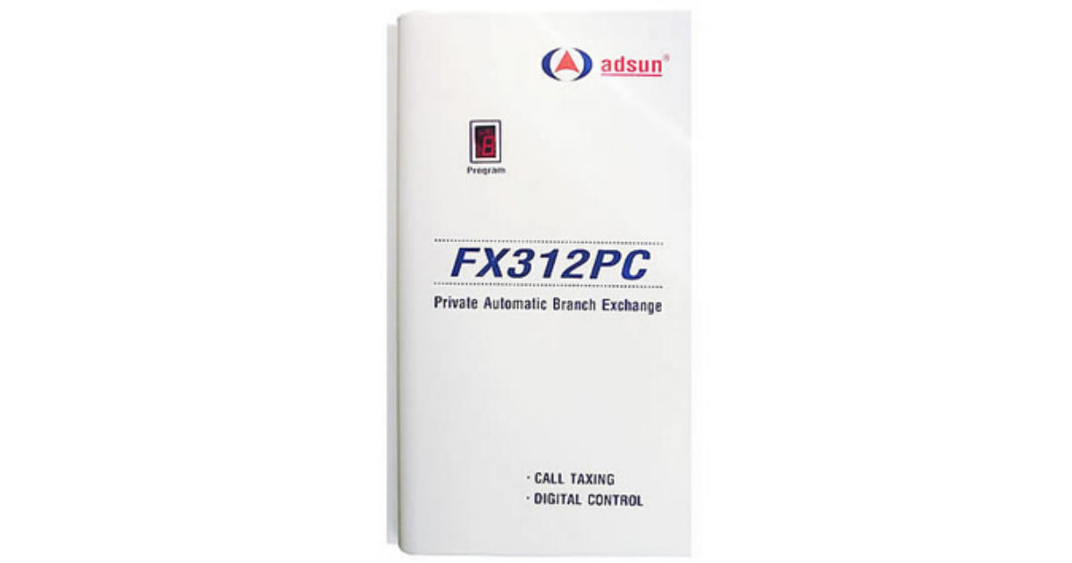 Tổng đài Adsun FX-312PC (3CO – 12 máy nhánh)  